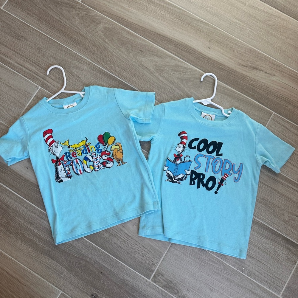 Dr. Seuss Reading Across America Shirts 5T